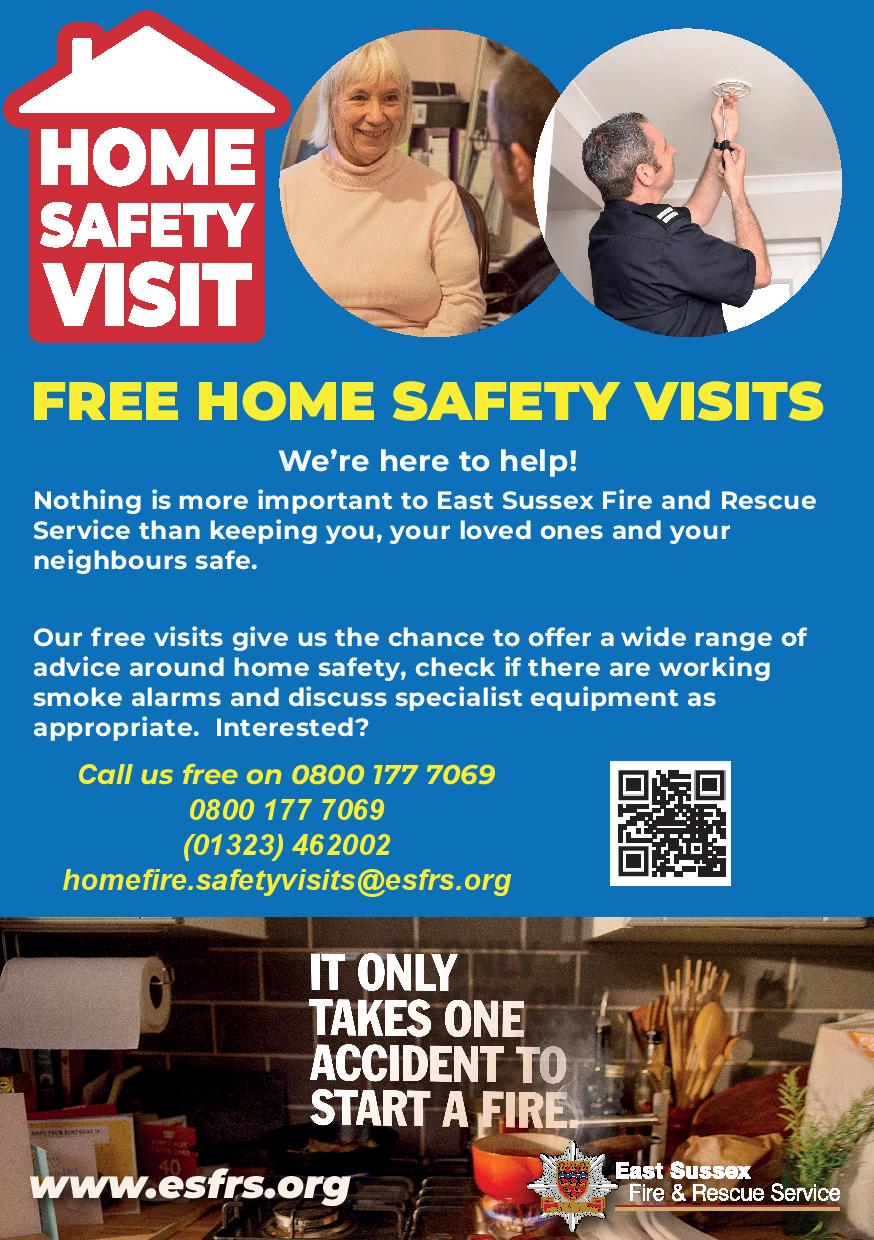 East Sussex Fire and Rescue - free Home Safety Visits 
